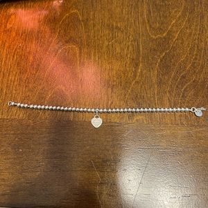 Return to Tiffany Pink Heart Tag Bracelet